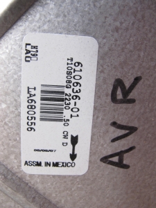LOT TO INCLUDE: (3) FAN BLADES, (2) INLET CONES. LOADING & HANDLING FEE $15-4205